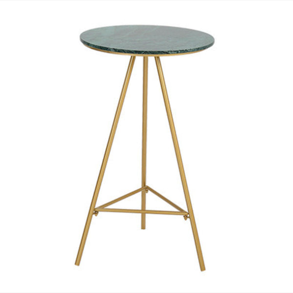 1/3 stuks glamour ijzeren staaftafel set rond bistro set met witte faux marmeren top