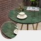 1/3 stuks glamour ijzeren staaftafel set rond bistro set met witte faux marmeren top