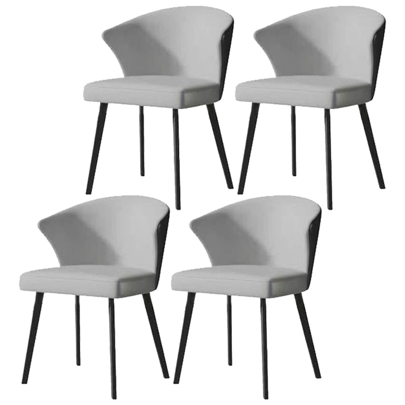 Modern Sintered Stone Top Dining Set Rectangle 1/3/4/5/7/9 Pieces Dining Room Table Set 4 White Chairs Clearhalo 'Dining Room Sets' 'Dining Tables & Seating' 'dining_room_set' 'furn' 'furn_dining_room_set' 'Furniture' 'Kitchen & Dining Furniture' 5278592