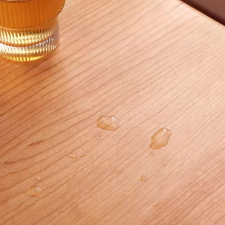 Set da pranzo moderno in legno di quercia Set da tavolo da pranzo beige rettangolare da 1/2/5 pezzi