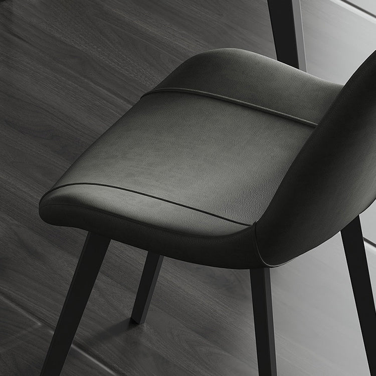 Set da pranzo moderno con piano in pietra sinterizzata Set tavolo da pranzo rettangolare 1/4/5 pezzi