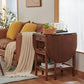Mesa de comedor de mediados de siglo Mesa de comedor plegable de madera maciza, 51.6 "L x 23.6" W x 29.5 "H
