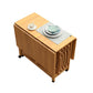 Mesa de comedor de mediados de siglo Mesa de comedor plegable de madera maciza, 51.6 "L x 23.6" W x 29.5 "H