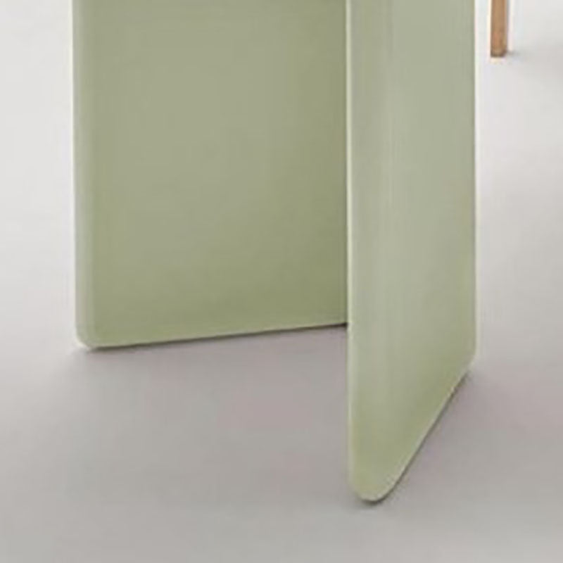 4つの木製の台座付きレストランの楕円形のテーブル用マクロンパインウッドテーブル