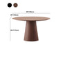 Contemporary Round Dinette Table Solid Wood Pedestal Dining Table Clearhalo 'Dining Tables & Seating' 'Dining Tables' 'dining_table' 'furn' 'furn_dining_table' 'Furniture' 'Kitchen & Dining Furniture' 5278891