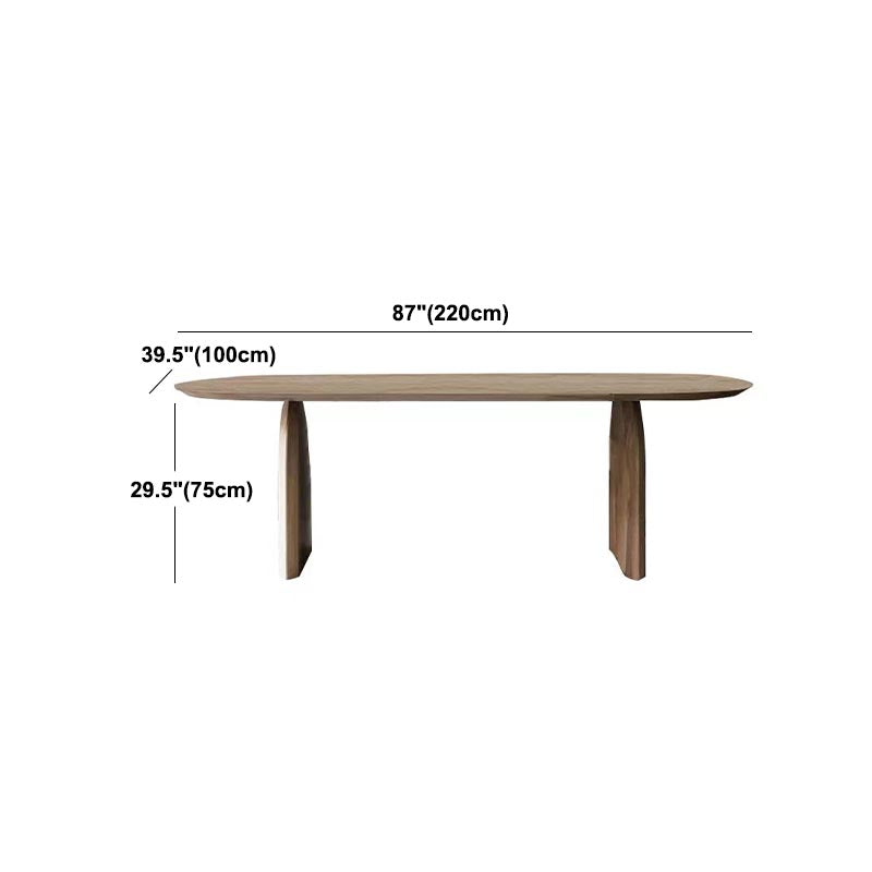 Contemporary Style Dining Table Oval Dinette Table for Home Kitchen Clearhalo 'Dining Tables & Seating' 'Dining Tables' 'dining_table' 'furn' 'furn_dining_table' 'Furniture' 'Kitchen & Dining Furniture' 5278959