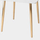 Glam Style Stone Top Dining Table with Gold 4 Legs for Living Room Clearhalo 'Dining Tables & Seating' 'Dining Tables' 'dining_table' 'furn' 'furn_dining_table' 'Furniture' 'Kitchen & Dining Furniture' 5278987