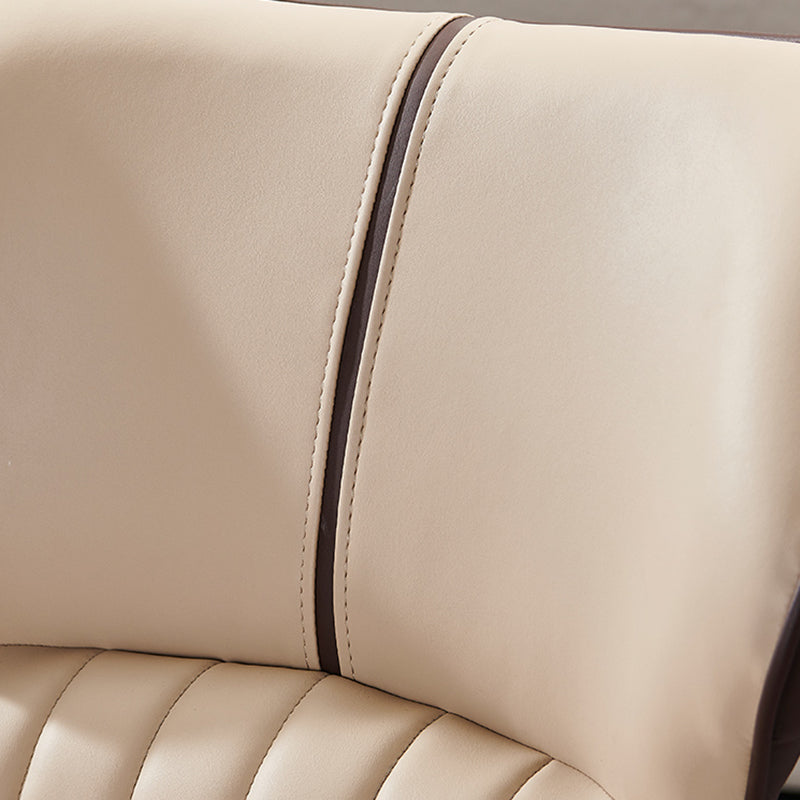 Minimalist Design Arm Wingback Side Chairs Faux Leather Side Chair Clearhalo 'Dining Chairs' 'Dining Tables & Seating' 'dining_chair' 'furn' 'furn_dining_chair' 'Furniture' 'Kitchen & Dining Furniture' 5279027