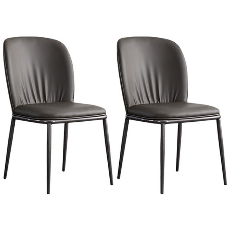 Moderne stijl stoelen armloze stoel voor keuken met metalen benen