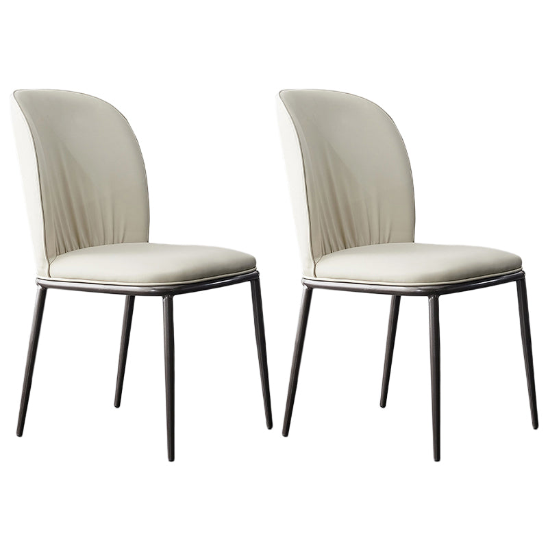 Moderne stijl stoelen armloze stoel voor keuken met metalen benen