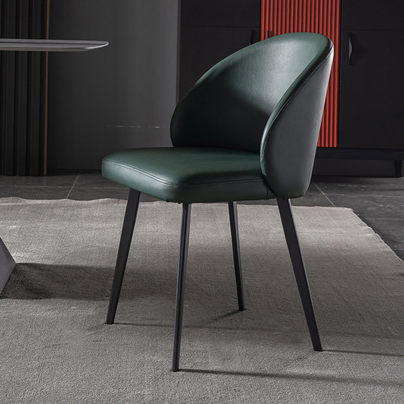 Contemporary Kitchen Dining Side Chair Leather Dining Chairs Clearhalo 'Dining Chairs' 'Dining Tables & Seating' 'dining_chair' 'furn' 'furn_dining_chair' 'Furniture' 'Kitchen & Dining Furniture' 5279212