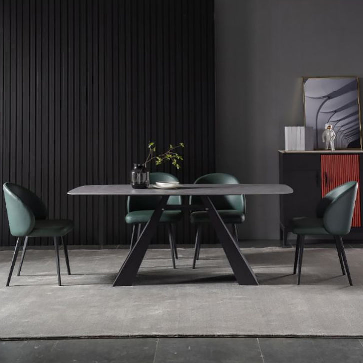 Contemporary Kitchen Dining Side Chair Leather Dining Chairs Clearhalo 'Dining Chairs' 'Dining Tables & Seating' 'dining_chair' 'furn' 'furn_dining_chair' 'Furniture' 'Kitchen & Dining Furniture' 5279216