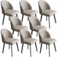 Contemporary Kitchen Dining Side Chair Leather Dining Chairs Grey 8 Piece Set Clearhalo 'Dining Chairs' 'Dining Tables & Seating' 'dining_chair' 'furn' 'furn_dining_chair' 'Furniture' 'Kitchen & Dining Furniture' 5279219