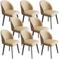 Contemporary Kitchen Dining Side Chair Leather Dining Chairs Yellow 8 Piece Set Clearhalo 'Dining Chairs' 'Dining Tables & Seating' 'dining_chair' 'furn' 'furn_dining_chair' 'Furniture' 'Kitchen & Dining Furniture' 5279227