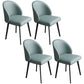 Contemporary Kitchen Dining Side Chair Leather Dining Chairs Blue 4 Piece Set Clearhalo 'Dining Chairs' 'Dining Tables & Seating' 'dining_chair' 'furn' 'furn_dining_chair' 'Furniture' 'Kitchen & Dining Furniture' 5279231