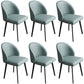 Contemporary Kitchen Dining Side Chair Leather Dining Chairs Blue 6 Piece Set Clearhalo 'Dining Chairs' 'Dining Tables & Seating' 'dining_chair' 'furn' 'furn_dining_chair' 'Furniture' 'Kitchen & Dining Furniture' 5279232