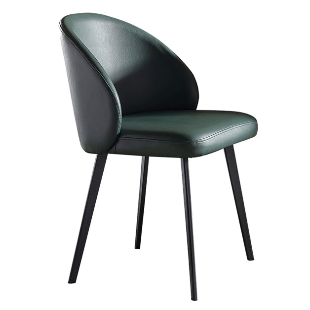 Contemporary Kitchen Dining Side Chair Leather Dining Chairs Clearhalo 'Dining Chairs' 'Dining Tables & Seating' 'dining_chair' 'furn' 'furn_dining_chair' 'Furniture' 'Kitchen & Dining Furniture' 5279233