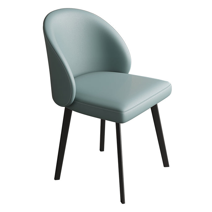 Contemporary Kitchen Dining Side Chair Leather Dining Chairs Clearhalo 'Dining Chairs' 'Dining Tables & Seating' 'dining_chair' 'furn' 'furn_dining_chair' 'Furniture' 'Kitchen & Dining Furniture' 5279234