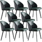 Contemporary Kitchen Dining Side Chair Leather Dining Chairs Green 8 Piece Set Clearhalo 'Dining Chairs' 'Dining Tables & Seating' 'dining_chair' 'furn' 'furn_dining_chair' 'Furniture' 'Kitchen & Dining Furniture' 5279241