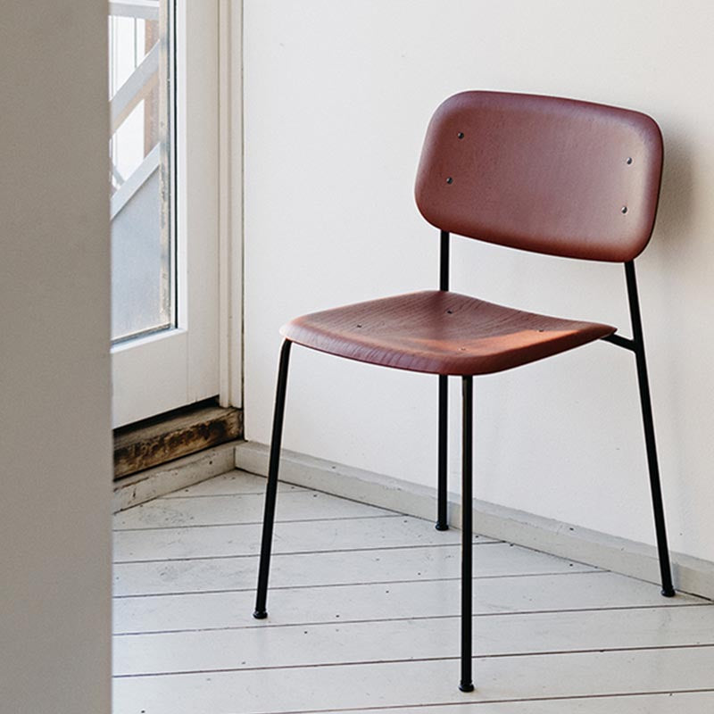 Armless Dining Chairs Wood Open Back Dining Side Furniture in Matte Finish Clearhalo 'Dining Chairs' 'Dining Tables & Seating' 'dining_chair' 'furn' 'furn_dining_chair' 'Furniture' 'Kitchen & Dining Furniture' 5279437