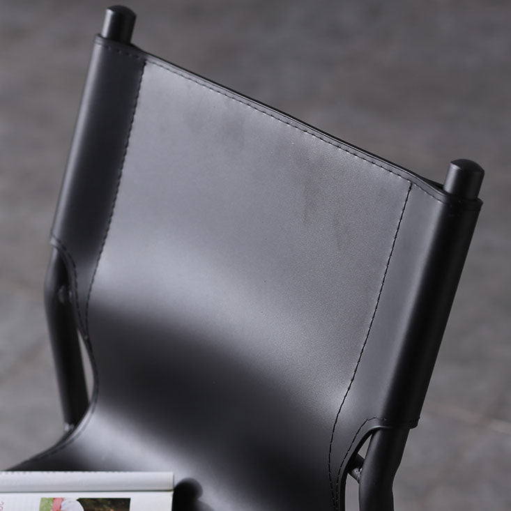 Leather Dining Side Chairs Modern Indoor-Outdoor Chair for Home Clearhalo 'Dining Chairs' 'Dining Tables & Seating' 'dining_chair' 'furn' 'furn_dining_chair' 'Furniture' 'Kitchen & Dining Furniture' 5279533