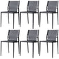 Leather Dining Side Chairs Modern Indoor-Outdoor Chair for Home Grey 6 Piece Set Clearhalo 'Dining Chairs' 'Dining Tables & Seating' 'dining_chair' 'furn' 'furn_dining_chair' 'Furniture' 'Kitchen & Dining Furniture' 5279536