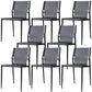 Leather Dining Side Chairs Modern Indoor-Outdoor Chair for Home Grey 8 Piece Set Clearhalo 'Dining Chairs' 'Dining Tables & Seating' 'dining_chair' 'furn' 'furn_dining_chair' 'Furniture' 'Kitchen & Dining Furniture' 5279538