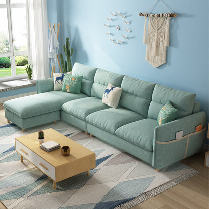 Zeitgenössischer Sofa -Baumwollschaum/Latex mit osmanischer Schnitte gefüllt