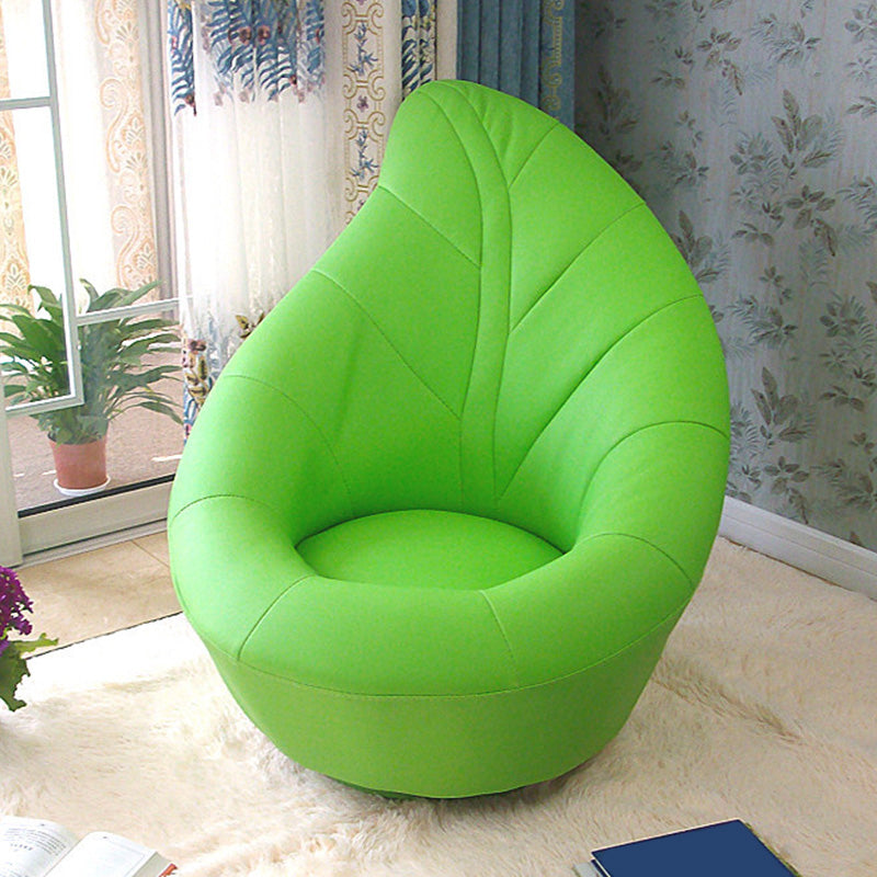 Chaise pivotante en cuir PU 30,7 "L x 30,7" W x 37,7 "H Armes incluses pour salon pour le salon