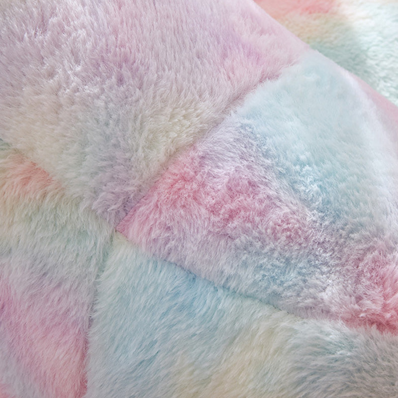 Faux bontarmen omvatten hellende armen genaaid kussen achterstoel voor woonkamer