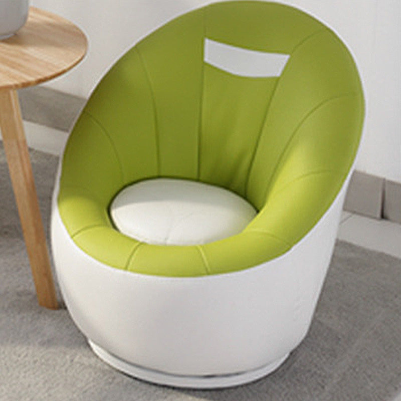 Chaise pivotante 25,5 "L x 25,1" W x 27,5 "H Armes incluses pour le salon