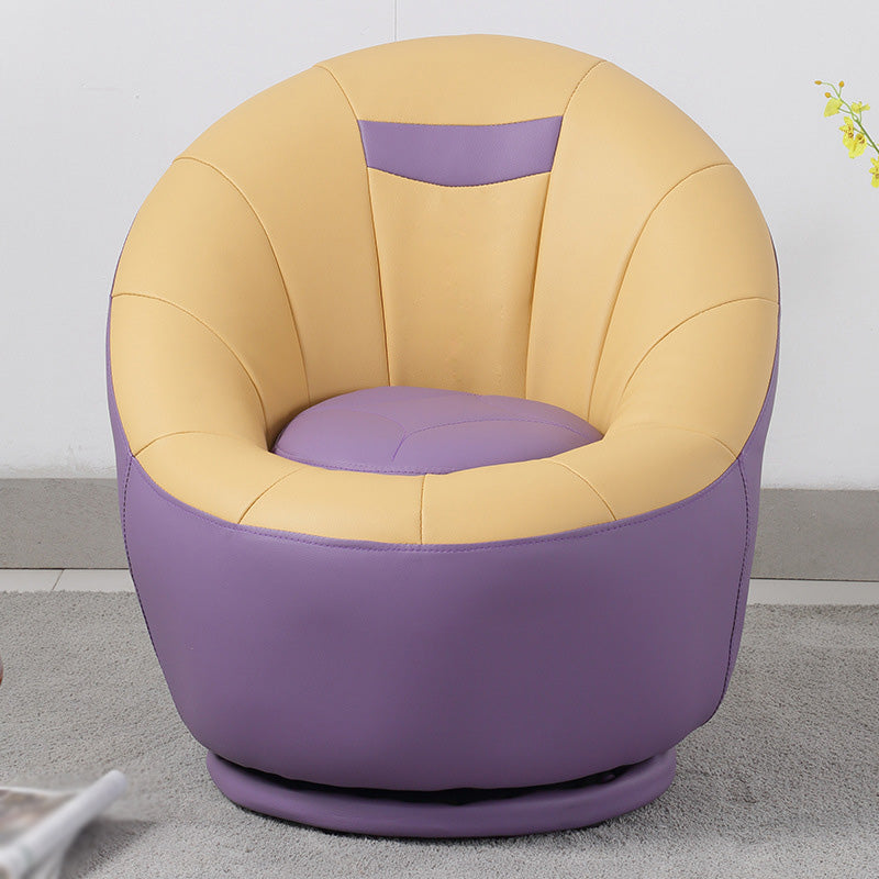 Chaise pivotante 25,5 "L x 25,1" W x 27,5 "H Armes incluses pour le salon