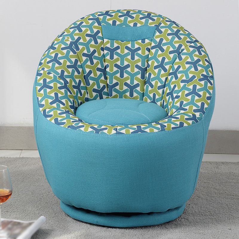 Chaise pivotante 25,5 "L x 25,1" W x 27,5 "H Armes incluses pour le salon