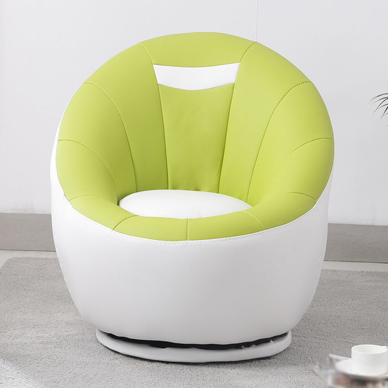 Chaise pivotante 25,5 "L x 25,1" W x 27,5 "H Armes incluses pour le salon