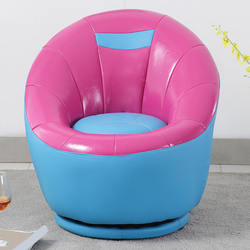 Chaise pivotante 25,5 "L x 25,1" W x 27,5 "H Armes incluses pour le salon