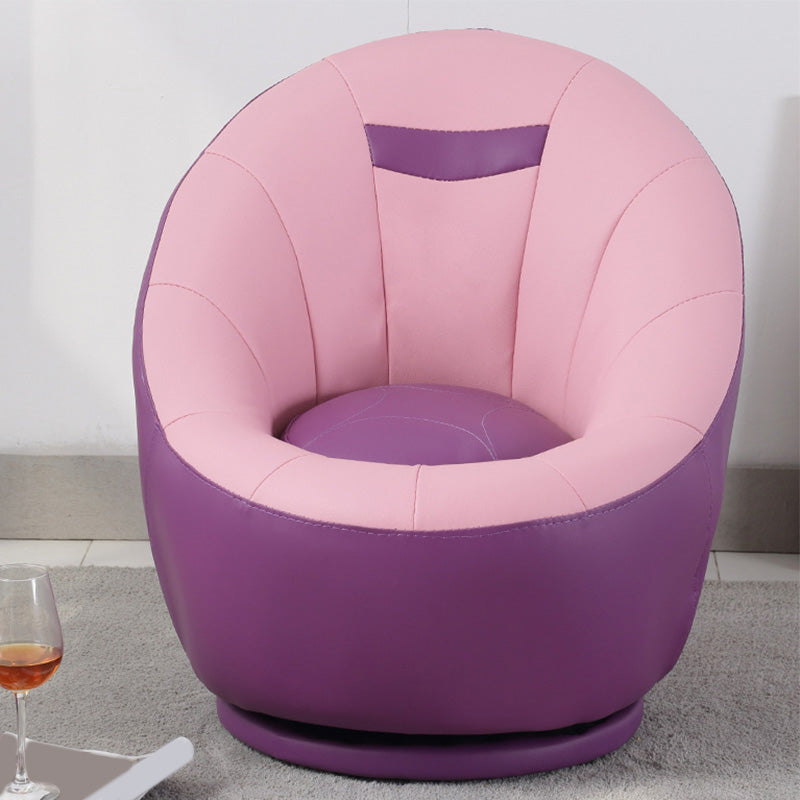 Chaise pivotante 25,5 "L x 25,1" W x 27,5 "H Armes incluses pour le salon