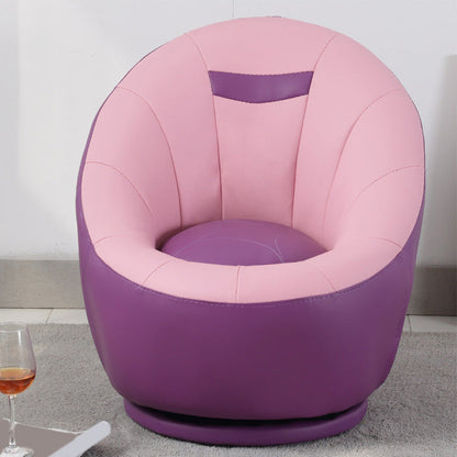 Chaise pivotante 25,5 "L x 25,1" W x 27,5 "H Armes incluses pour le salon