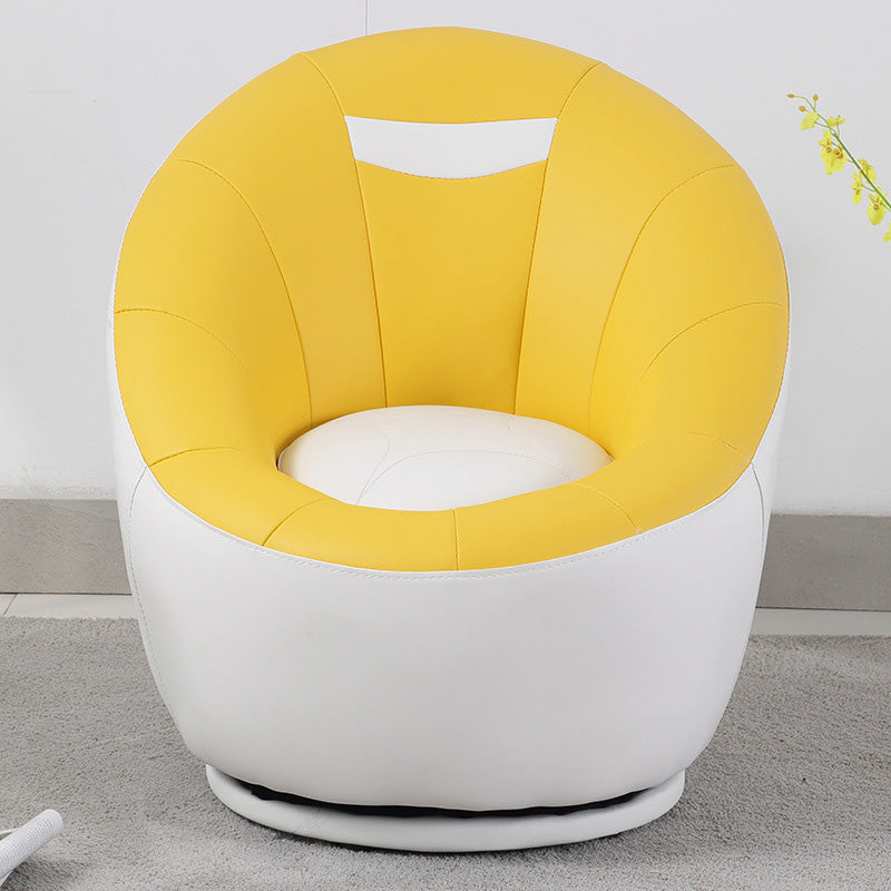 Chaise pivotante 25,5 "L x 25,1" W x 27,5 "H Armes incluses pour le salon