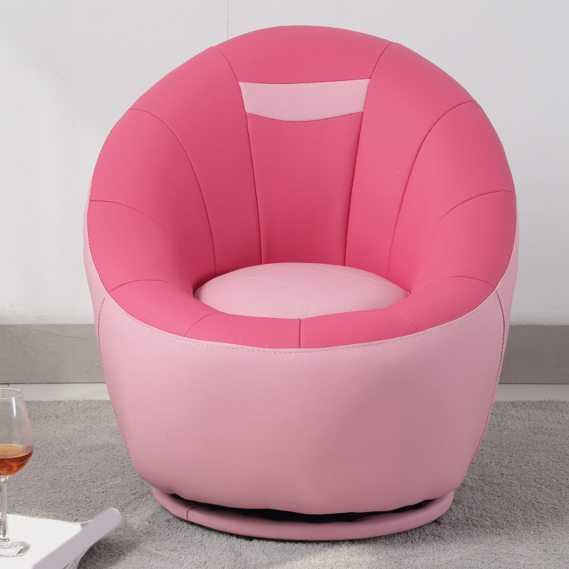 Chaise pivotante 25,5 "L x 25,1" W x 27,5 "H Armes incluses pour le salon