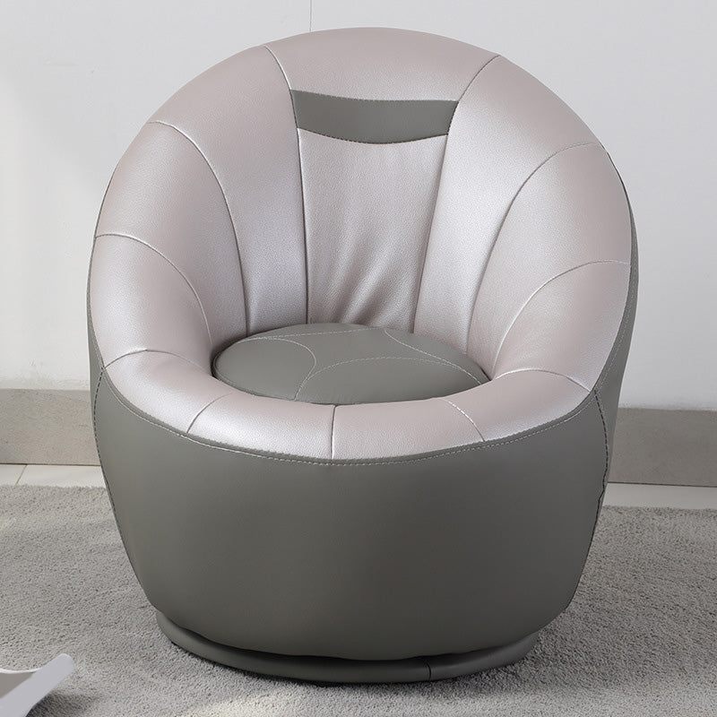 Chaise pivotante 25,5 "L x 25,1" W x 27,5 "H Armes incluses pour le salon