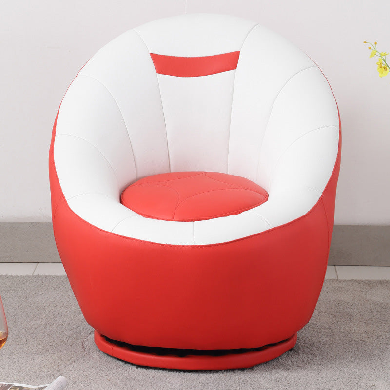 Chaise pivotante 25,5 "L x 25,1" W x 27,5 "H Armes incluses pour le salon