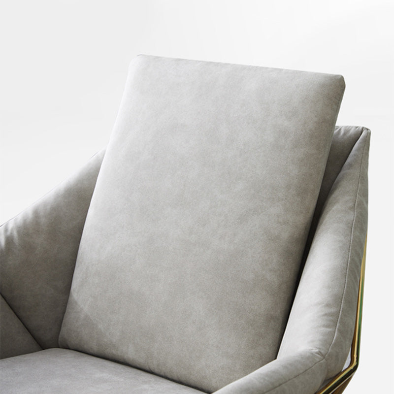 Chaise en cuir collé 27,5 "L x 27,5" W x 29,5 "H Armes incluses pour salon pour le salon