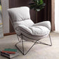 Arms Included Chair 35.44"L x 39.3"W x 35.44"H Chair for Living Room Grey Clearhalo 'Accent Chairs' 'accent_chairs' 'Chairs & Seating' 'furn' 'furn_accent_chairs' 'Furniture' 'Living Room Furniture' 5280221