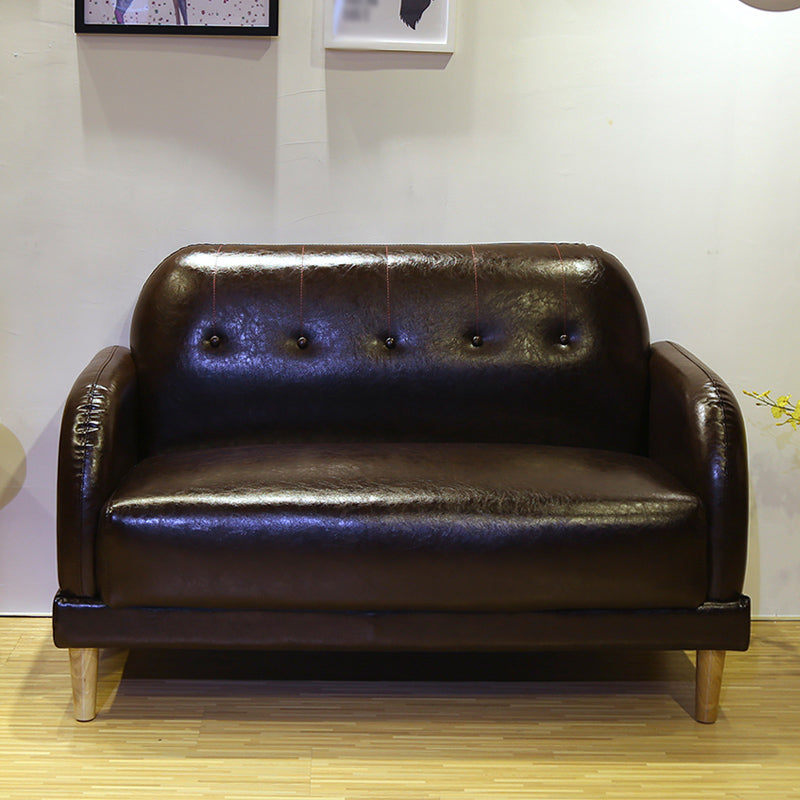 Canapé de canapé touché contemporain canapé à dos standard le canapé de canapé de bras carré standard