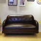 Contemporary Tufted Sofa Couch Split-Back Standard Square Arm Settee Couch