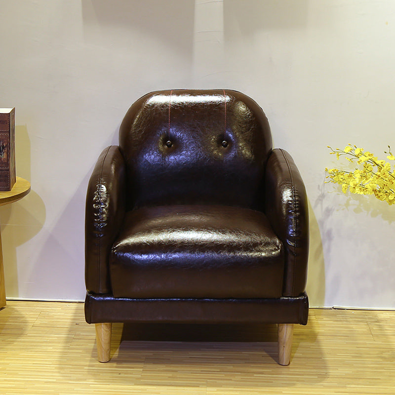 Contemporary Tufted Sofa Couch Split-Back Standard Square Arm Settee Couch