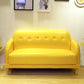 Contemporary Tufted Sofa Couch Split-Back Standard Square Arm Settee Couch