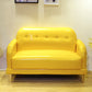 Contemporary Tufted Sofa Couch Split-Back Standard Square Arm Settee Couch