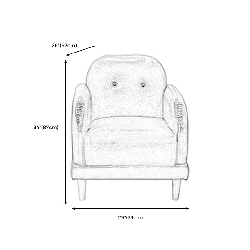 Contemporary Tufted Sofa Couch Split-Back Standard Square Arm Settee Couch