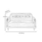 Contemporary Tufted Sofa Couch Split-Back Standard Square Arm Settee Couch